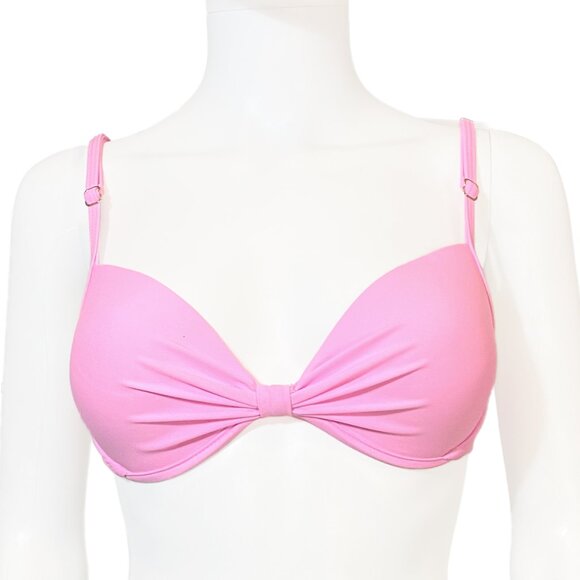 Raisins Other - NWT Adjustable Pink Bikini Push-Up Swim Top - Women's Size M Raisins Swimwear